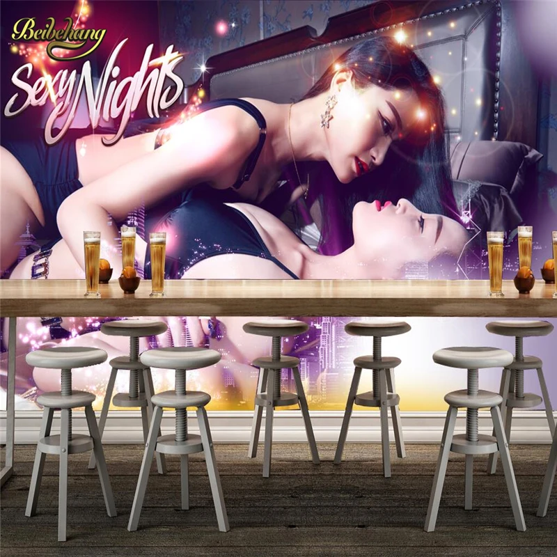 

beibehang Sexy woman Music KTV papel de parede 3d photo wall mural wallpapers for living room TV backdrop living room wall paper