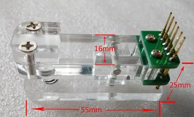 Тестовая стойка PCB зажим приспособление джиг зонд загрузки программы программирования ожога 2,54 2 1,27