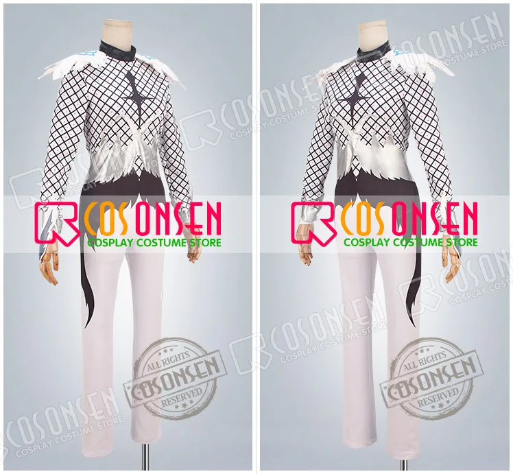 COSPLAYONSEN YURI! На льду Yuri Plisetsky Agape белый костюм для костюмированной вечеринки полный