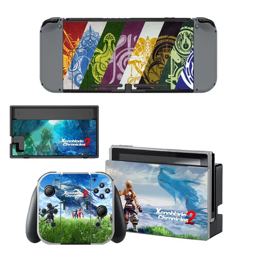 Xenoblade Chronicles 2 наклейка для кожи vinilo для Nintendo doswitch наклейка s skins для Nintendo Switch NS консоль Joy-Con контроллеры - Цвет: YSNS1030