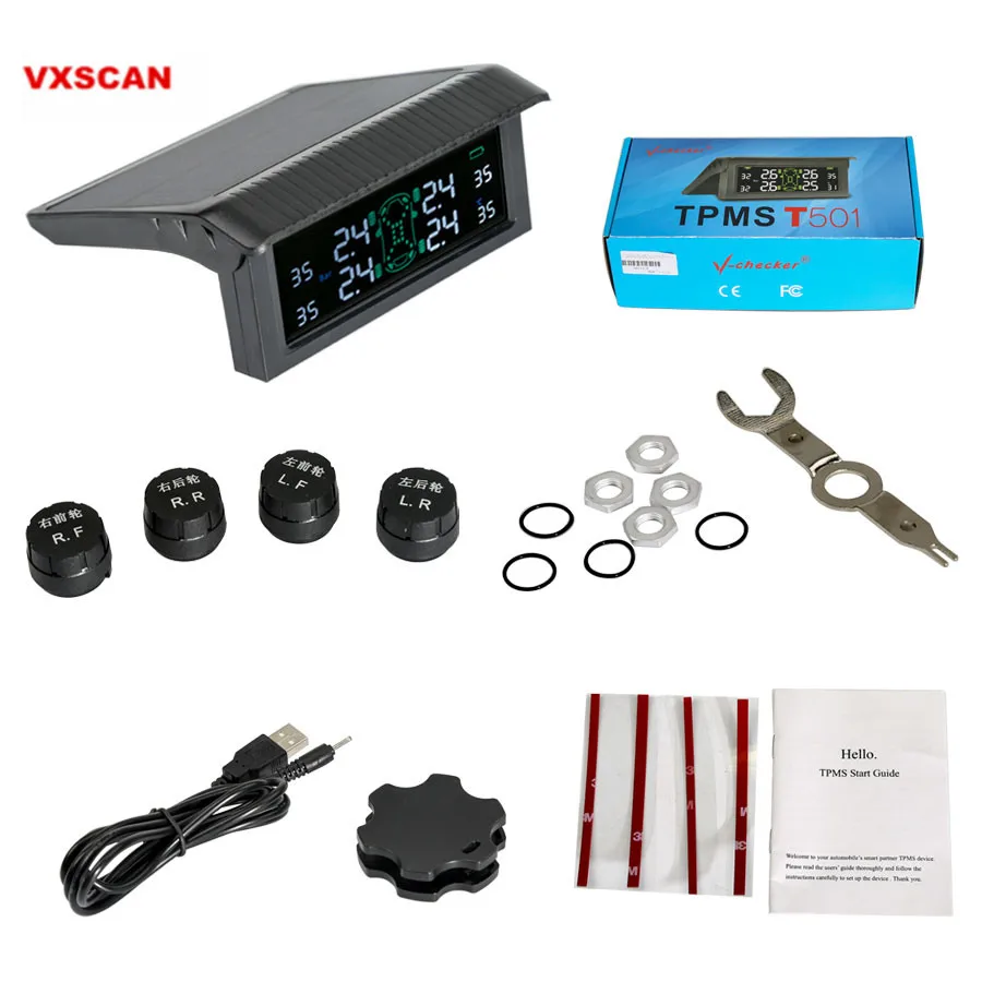 

TPMS Tire External Sensor V-checker T501 Tire Pressure Monitoring System