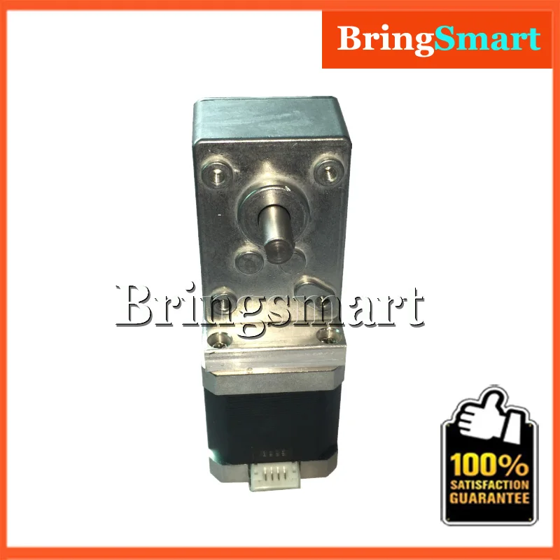 Bringsmart Φ 12V DC шаговый двигатель с двумя выходными валами 24V 4 проводной червячный