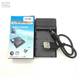 LC-E8 CBC-E8 USB Зарядное устройство для Canon LPE8 LP-E8 Батарея цифровой Камера EOS 550D 600D 650D 700D поцелуй X4 X5 X6 Rebel T2i T3i T4i T5i