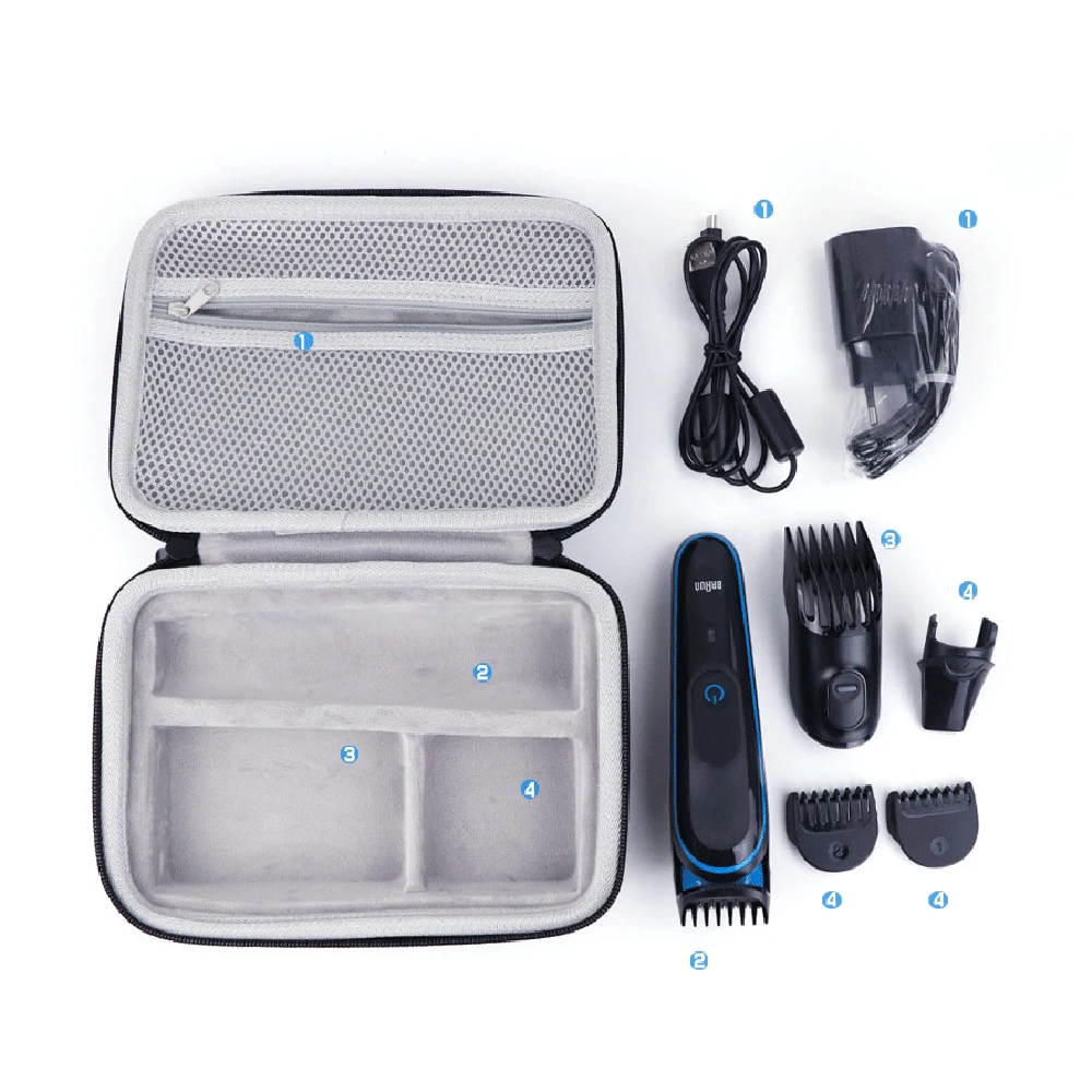 DURAGADGET Protective Black & Grey EVA Customisable Shaver Storage Case Compatible with Sinbo 9 in 1 Multigroomer DURAGADGET Protective Black & Grey EVA Customisable Shaver Storage Case Compatible with Sinbo 9 in 1 Multigroomer