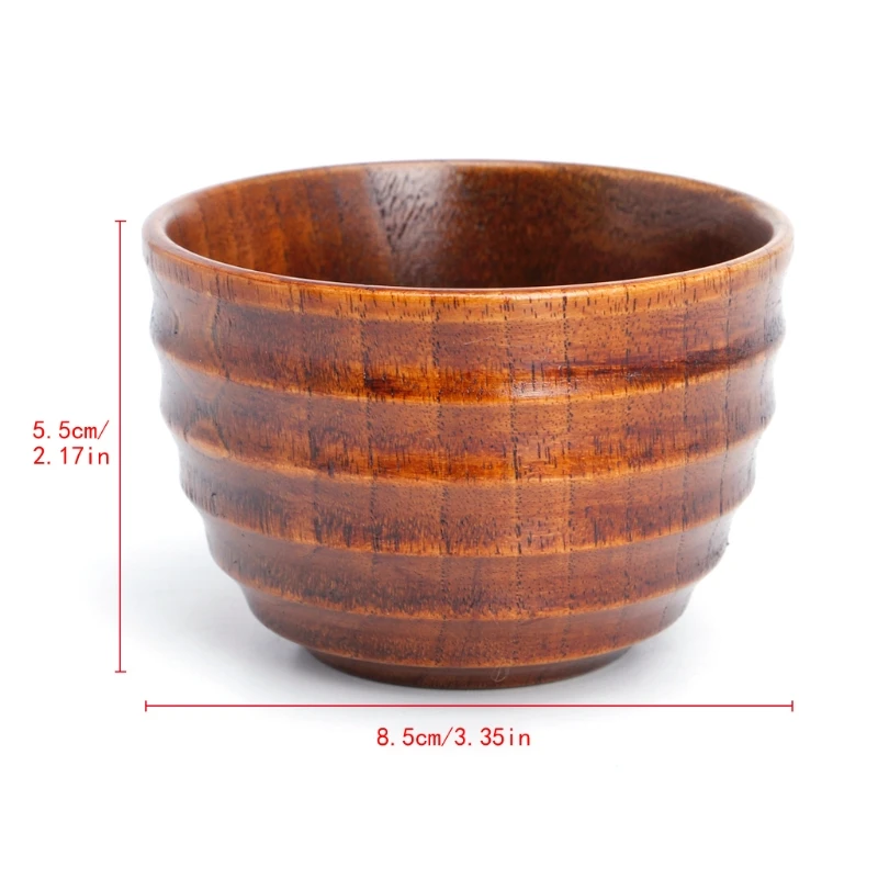 Маленькая ручная работа из натурального массива дерева чайная чашка деревянная кофейная кружка для питьевой воды#0703# A - Цвет: LIKE PIC