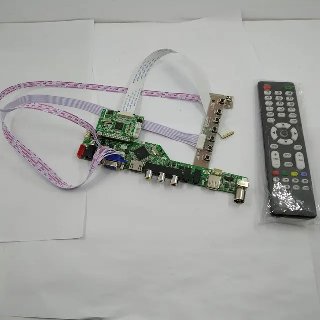 $US $30.17  EDP TV LCD VGA adapter Audio USB 40pin Controller board LED For LP156WF7(SP)(S1) 1920*1080 FHD Pane