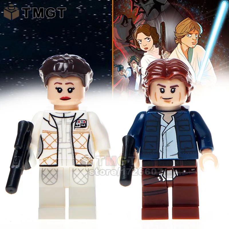 TMGT Одиночная продажа PG759 PG760 принцесса Leia Han Solo Yoda (I Heart New York) Супер Герои