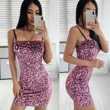Sexy Women 2019 New summer dress Mini Dress Strappy Dress Fashion Leopard Summer Party Bodycon Dress Hot Clubwear Vestidos Sexy Women 2019 New summer dress Mini Dress Strappy Dress Fashion Leopard Summer Party Bodycon Dress Hot Clubwear Vestidos