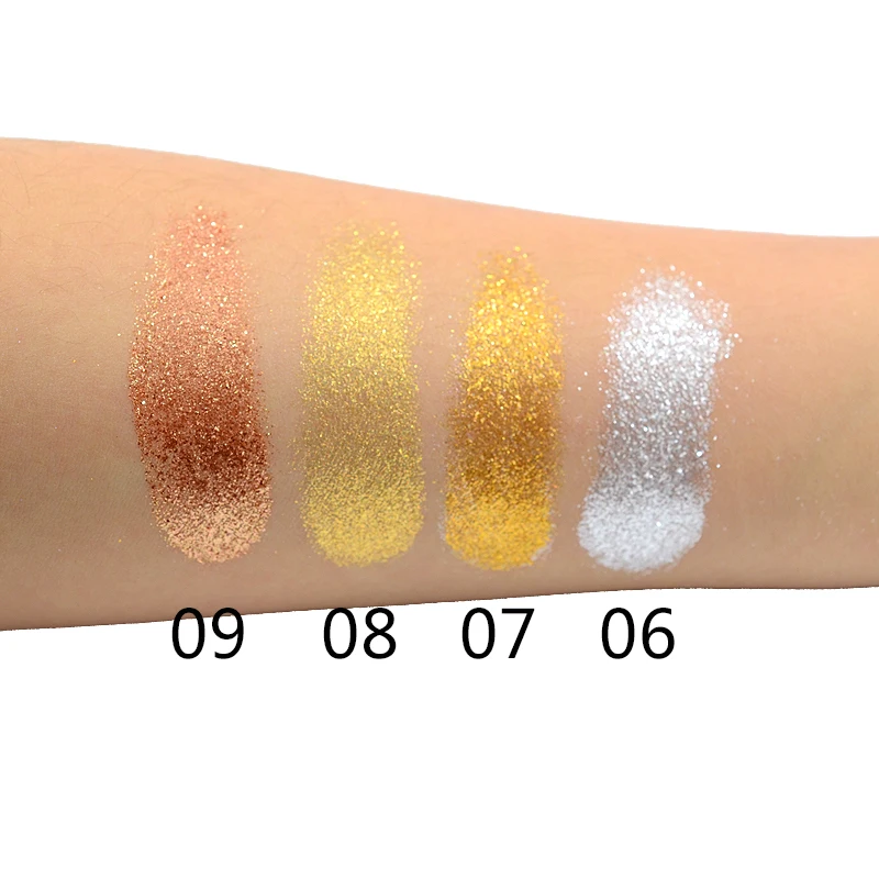 LOVE ALPHA 13 Colors Eyeshadow Shimmer Matte Glitter Eye Shadow Natural Flash Bright Pearl Cosmetic Diamond Powder Eye Makeup (5)