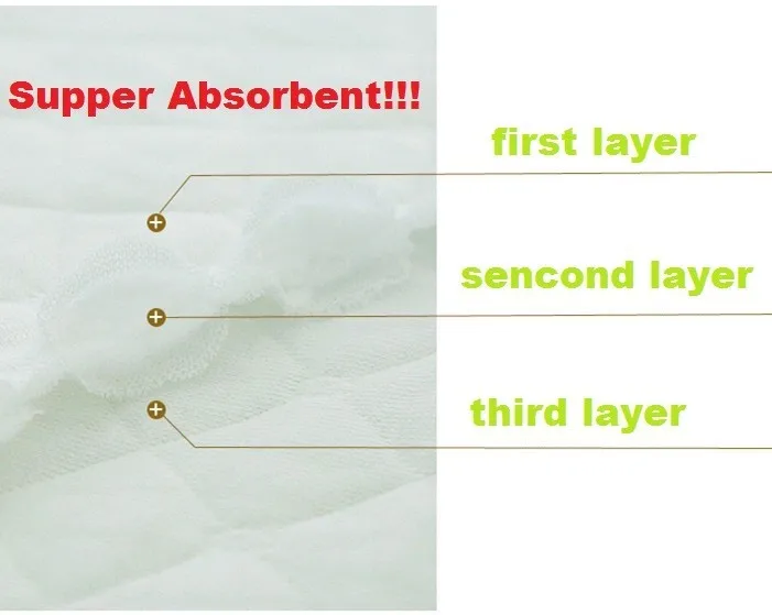 10 шт., многоразовые детские подгузники вкладыши для тканевых подгузников 3 Слои вставка хлопок детские моющиеся Подгузники подгузник уход за младенцем продукты крышка