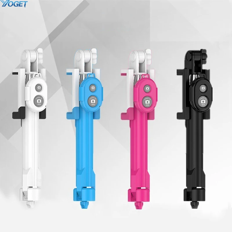 

Tripod Monopod Selfie Stick Bluetooth With Button Selfie Stick For IOS System and Android 4.2 Above System 4 Colors