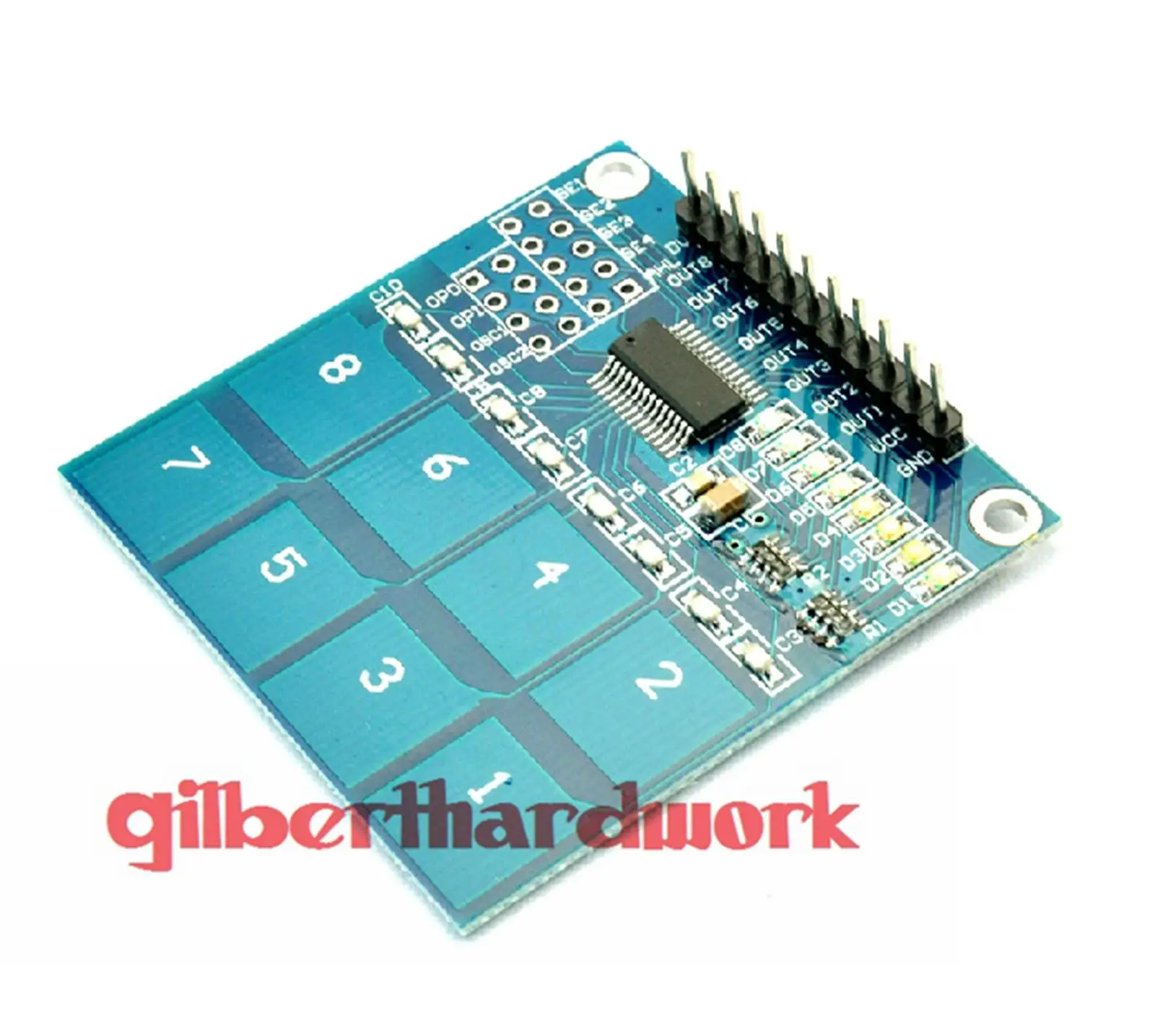 Ttp226 Xd-49 8 Modulo Sensore Di Tocco Digitale Di Tocco Capacitivo Interruttore