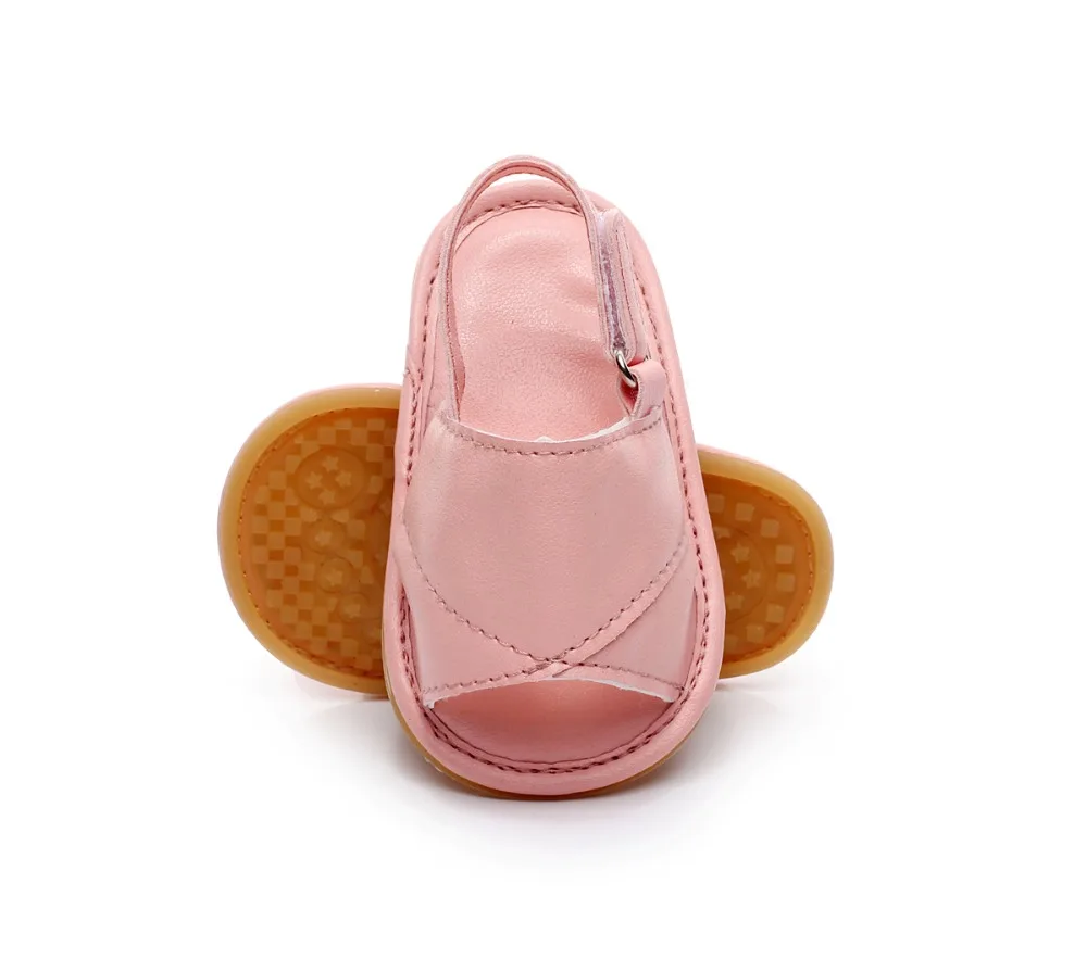 9 видов цветов новые летние ручной работы ботинки из полиуретановой искусственной кожи малыша для маленьких мальчиков и девочек сандалии