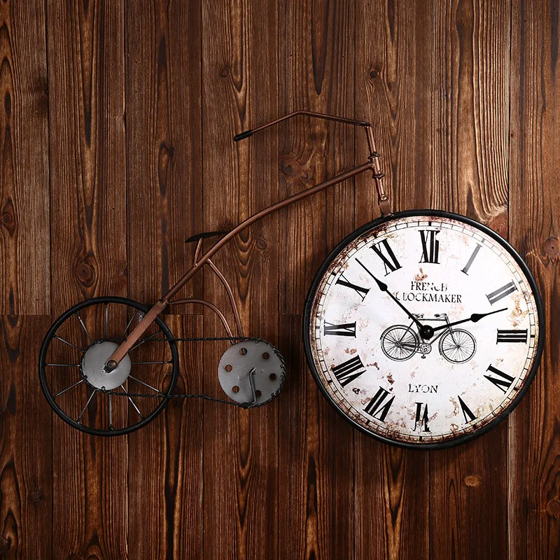 

Mute Living Room Bedroom Wall Clocks New Solid Wood Wall Clock Round Watch Mural Home Decoration Accessories