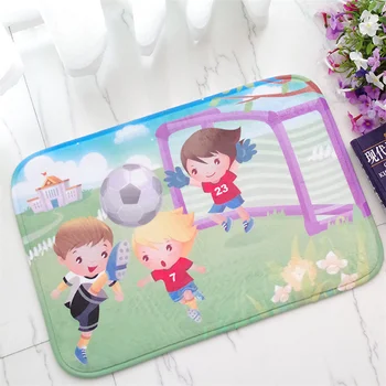 

Honlaker Children's Cartoon Doormat Flannel Super Soft Absorbent Pad Entrance Door Decorative Floor Mat