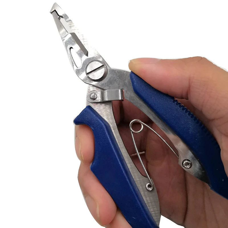 

High Quality Portable Fish Grip Grab Catch Mouth Lip Gripper Grabber Catcher Controller Fishing Tackle Tools With Retention Rope