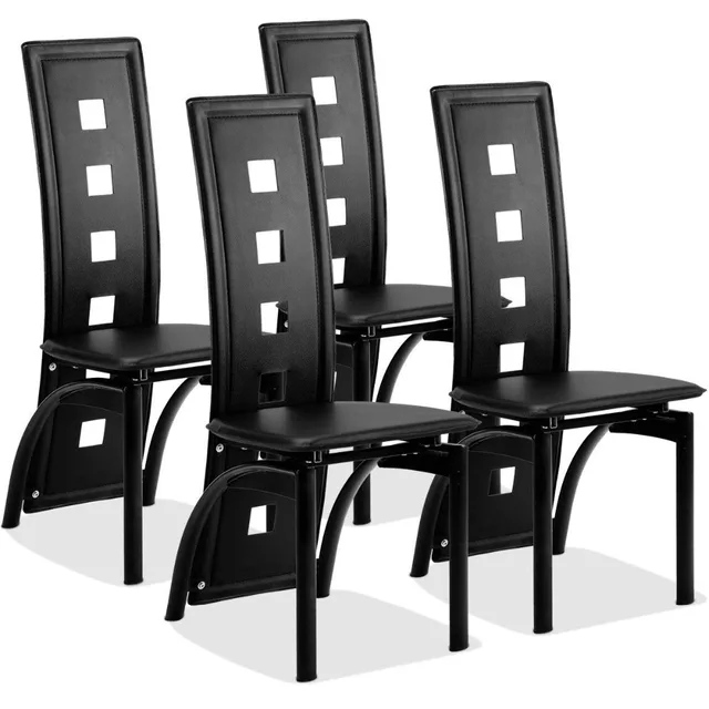 Best Price Giantex Set of 4 Dining Chairs PVC Leather Iron Frame High Back Home Furniture White New Home Furniture HW59220 Best Price Giantex Set of 4 Dining Chairs PVC Leather Iron Frame High Back Home Furniture White New Home Furniture HW59220