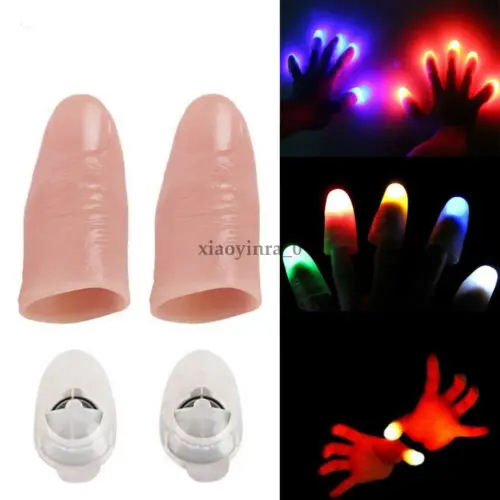 2Pcs D'light Magic Thumb Light Toys Children Luminous