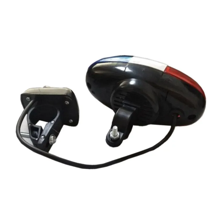 Велосипедный светильник ISHOWTIENDA с рамкой и аккумулятором, светодиодный светильник для велосипеда 6+ 4 громкая сирена, звуковая труба, велосипедный звонок, полицейский передний звонок