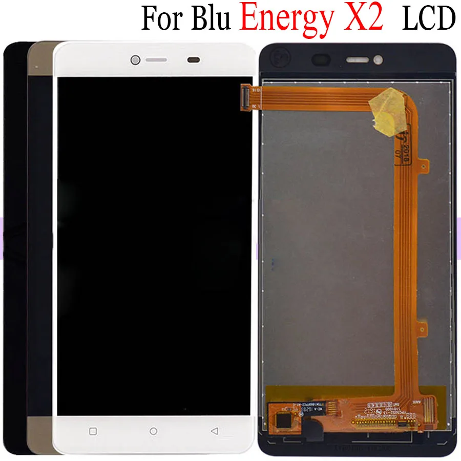 Черный 5 &quotОригинальный ЖК дисплей для Highscreen Power Rage Blu Energy X2 E050U LCD + сенсорный экран