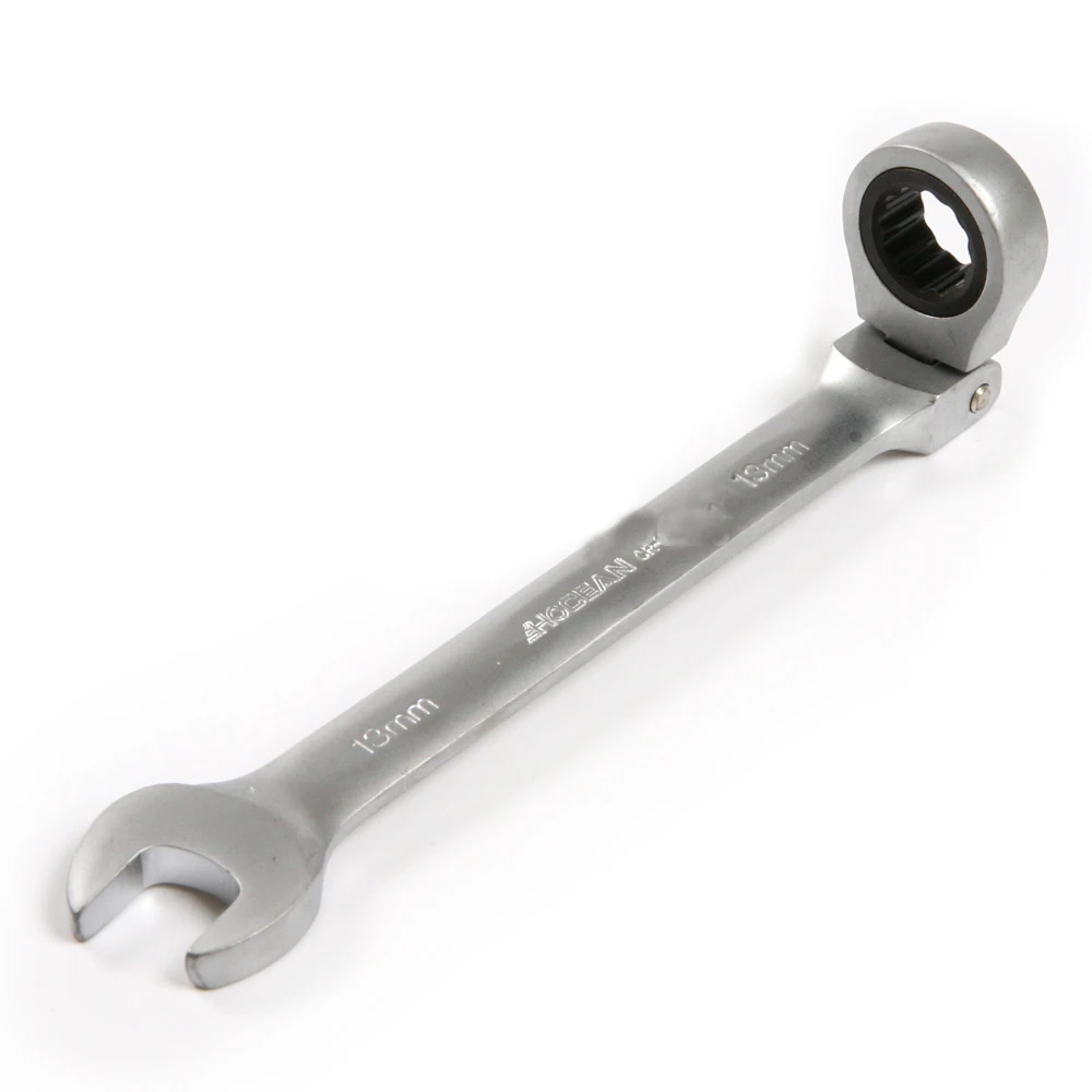Flex Head 10mm Reversible Combination Ratcheting Wrench metricin
