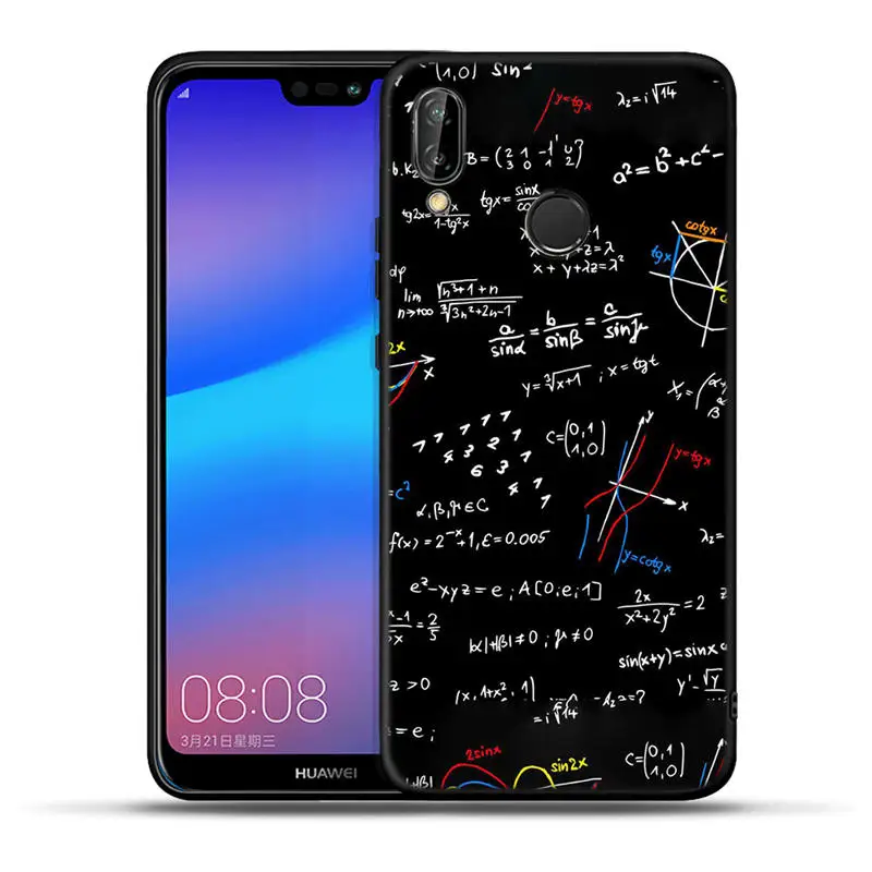 Чехол для телефона с узором для huawei mate 20 10 P30 P20 P10 P9 P8 Lite Pro P Smart Черный силиконовый чехол s Coque Fundas