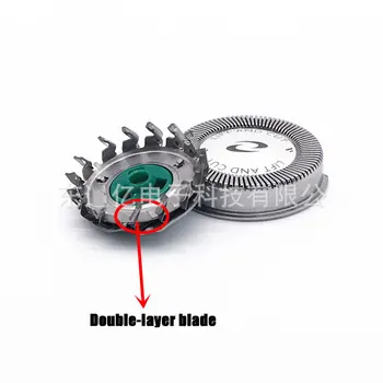 

3pcs HQ64 Replacement Shaver Head For Philips Electric Razor HQ5710 HQ5715HQ6070 HQ5705 HQ5710 Double-layer blade knife