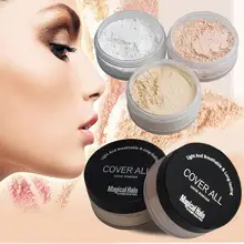 Матовая основа под макияж отделка Установка свободная Пудра со спонжем контроль масла
