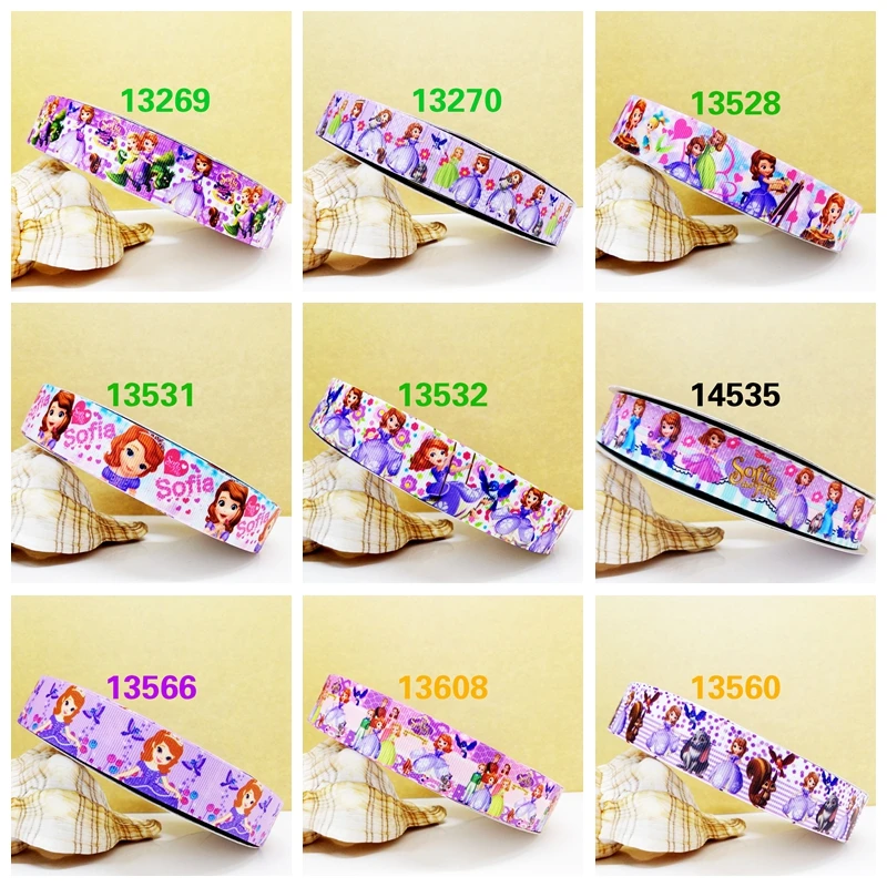 

Free shipping 2017 new arrival ribbons Hair Accessories ribbon 10 yards printed grosgrain ribbons 13269