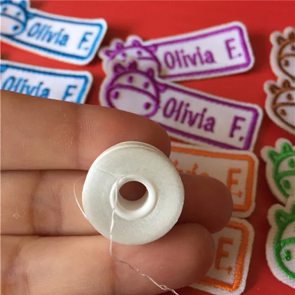 Customized Kids Name stickers Embroidery Iron Sewn on cloth patches - Orders 4