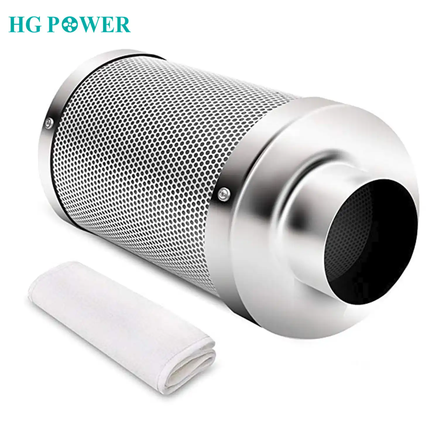 Hydroponics Carbon Filter Fan kit extractor inline 4" 5" or 6" grow