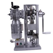 1PC Single Punch Turbine Tablet Press Machine pressing Both Motor-Driven And Handle Manual Pill Maker THDP-3