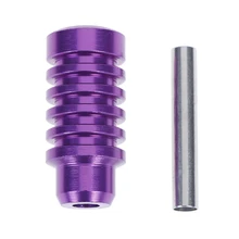 Случайный цвет, алюминиевый сплав, профессиональная татуировочная машина, ручка, стальная игла, трубка, инструмент для татуировки, аксессуары