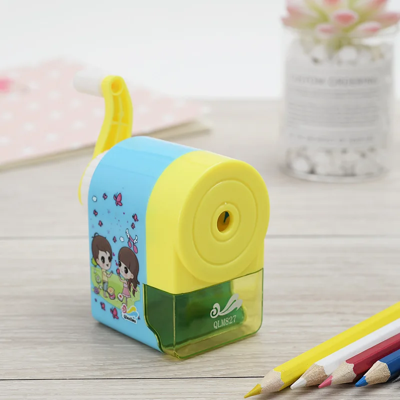 Точилка для карандашей, механическая, новинка, Kawaii, Школьные Аксессуары, корейский стиль, ручная, Механическая точилка для карандашей для детей, школьная