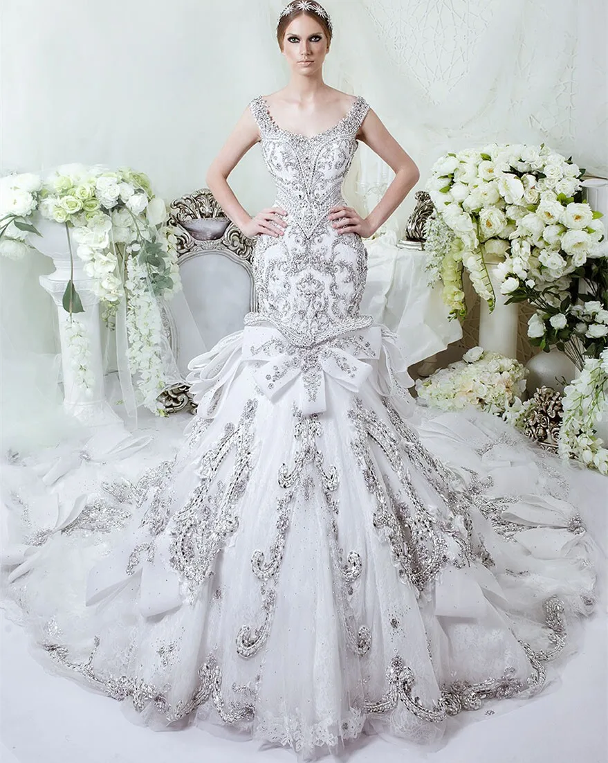 Custom Made 2019 New Design Mermaid Backless Big Train ...
