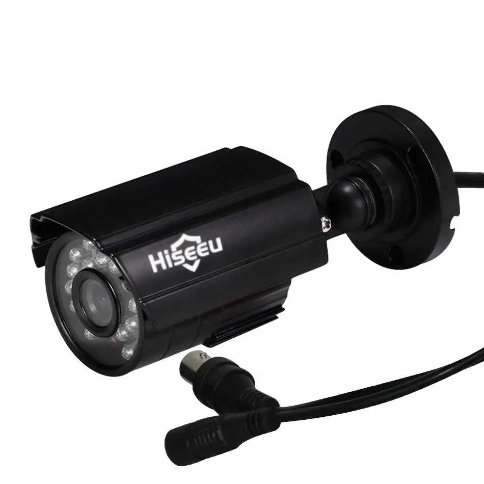 Hiseeu 720 P 960 P AHD Камера металлический корпус Открытый Водонепроницаемый Пуля CCTV Камера Камеры Скрытого видеонаблюдения для видеонаблюдения