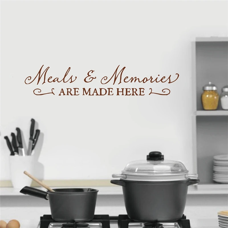 Vintage Kitchen Wall Stickers , Meals Memories are made here Kitchen Art Vinyl Wall Decals Home Decor Vintage Kitchen Wall Stickers , Meals Memories are made here Kitchen Art Vinyl Wall Decals Home Decor