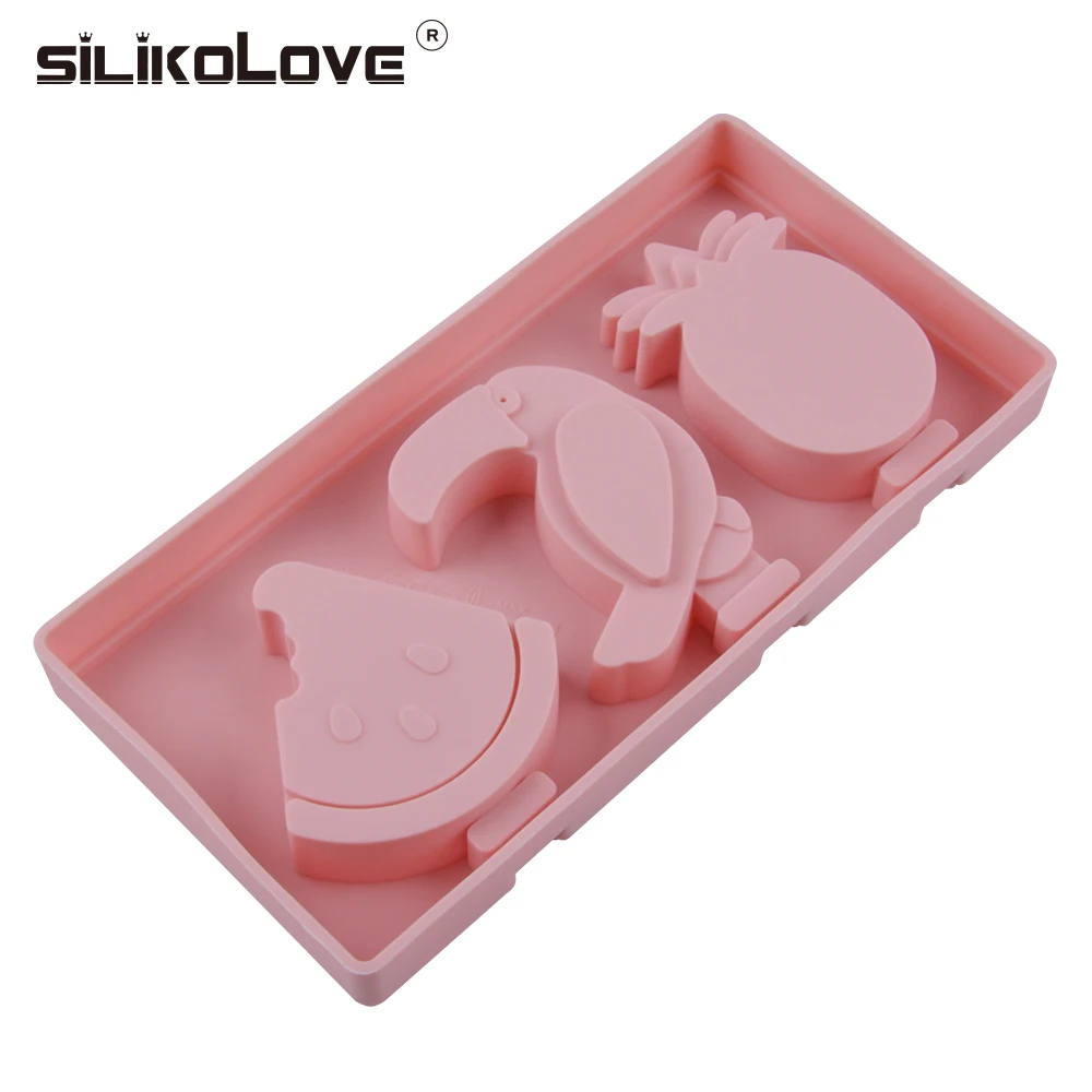 SILIKOLOVE силиконовые формы мороженого с крышкой лоток DIY ручной работы фруктовый