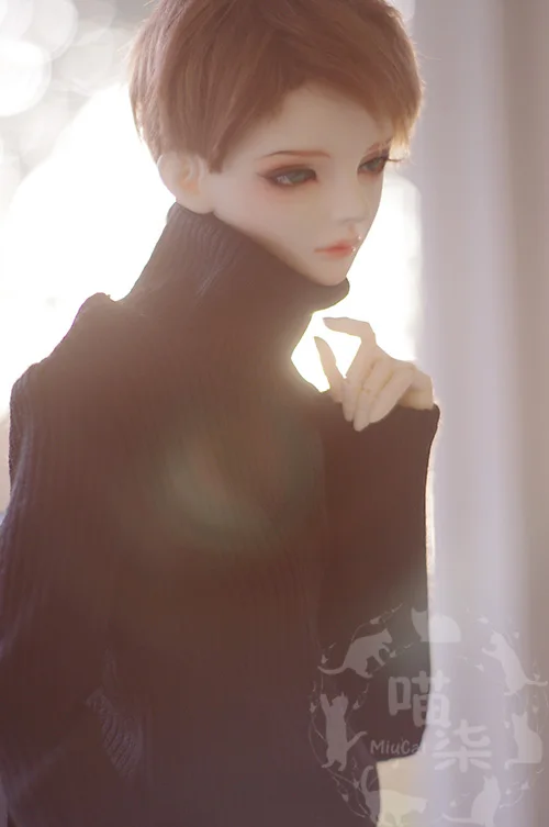 Miucat-BJD куклы 1/3 SD10 SD13 SD17 свитер с высоким воротом черный белый