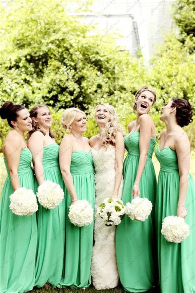 Custom Made Scollo A Cuore Mela Verde Lunghi Abiti Da Damigella D Onore Abiti Per La Cerimonia Nuziale Dress Long Sleeve Tunic Dress Dress Shoes Low Heelsdress White Aliexpress