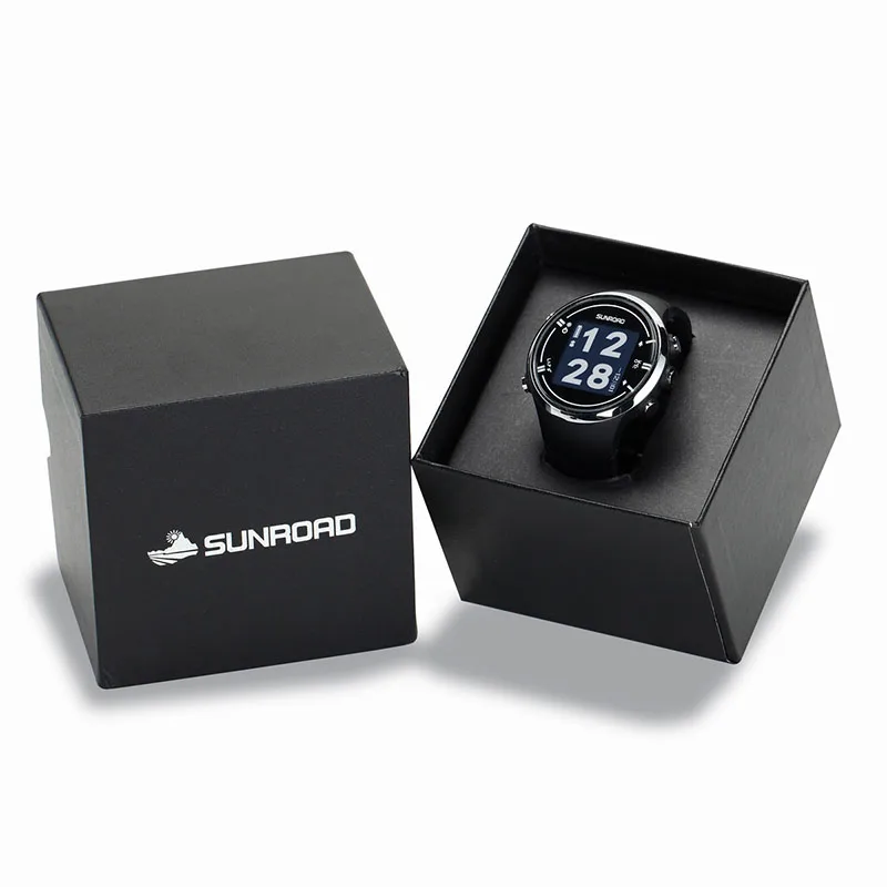

SUNROAD High Quality Men's Watch Digital Sports Watch Pedometer Altimeter Barometer Multifunction Wrist Watch Rubber Strap