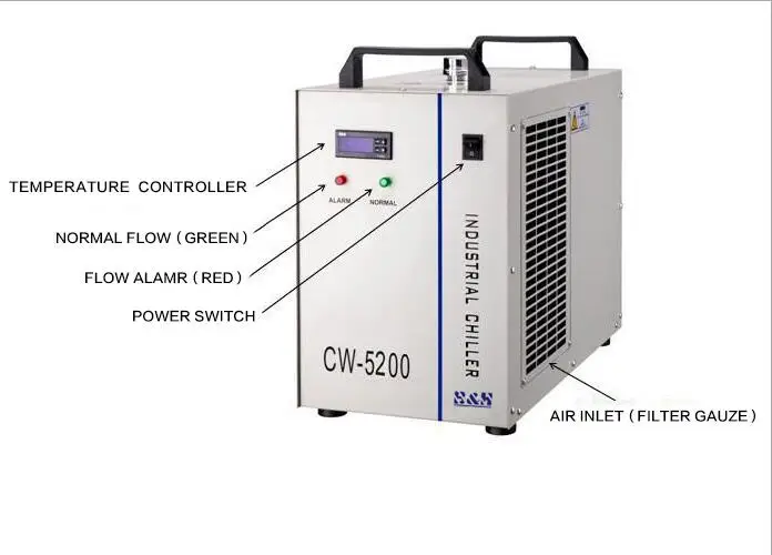 ZG 5200 Industry water chiller water cooler water colder for co2 laser