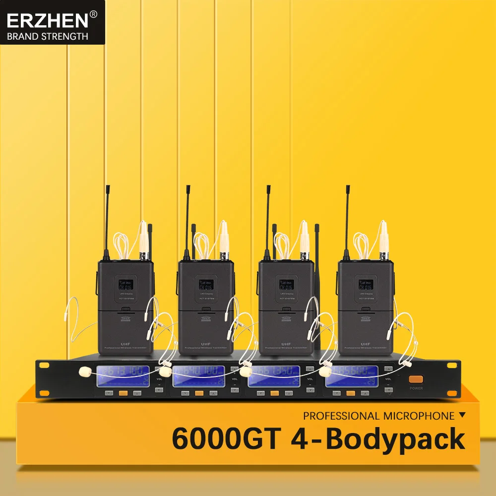 Professional headsetwireless microphone system