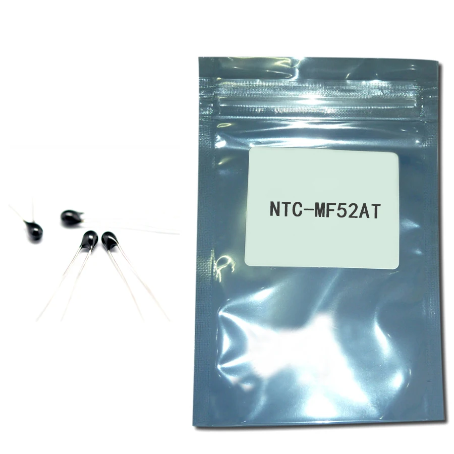 

50pcs/lot Thermistor NTC-MF52AT precision of 5% and 10 k B value: 3950 1%