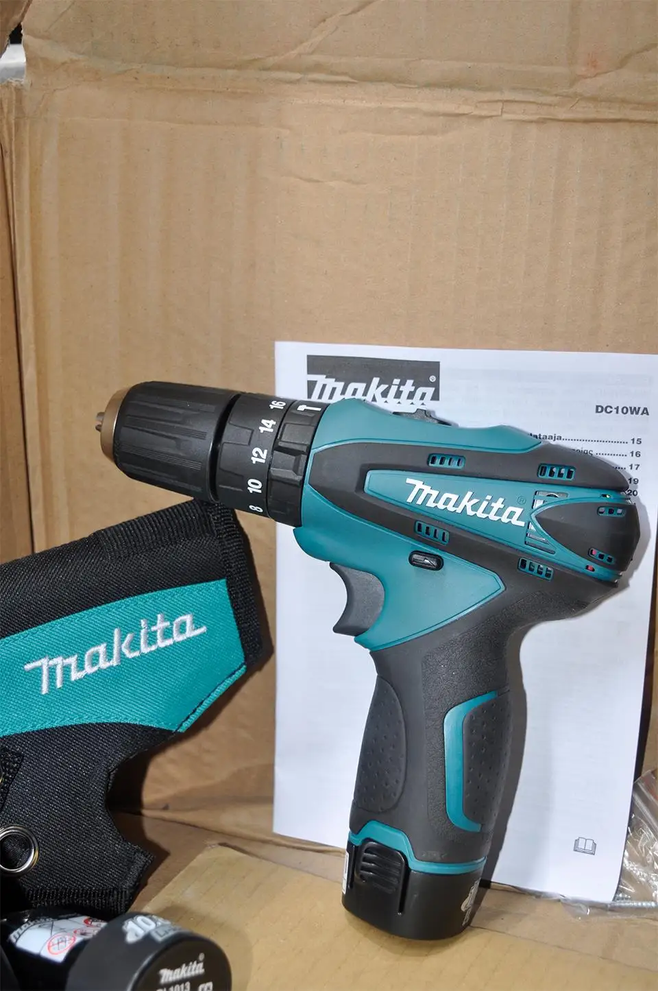 Япония Makita HP330DWE зарядки Ударная дрель литиевая батарея ручная дрель электрическая отвертка 6000-22500ipm 400-1500 об/мин 24/12N. М