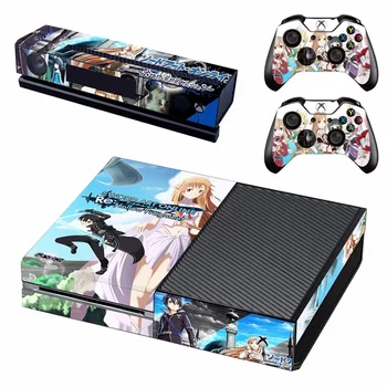 

Sword Art Online SAO Skin Sticker Decal For Microsoft Xbox One Console and 2 Controllers For Xbox One Skins Stickers Vinyl