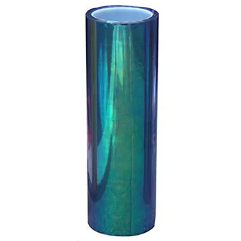 

Mayitr 1pc 12"x78" Chameleon Colorful Blue Car SUV Headlight Film Strong self-adhesive Taillight Vinyl Tint Wrap for CAR-styling