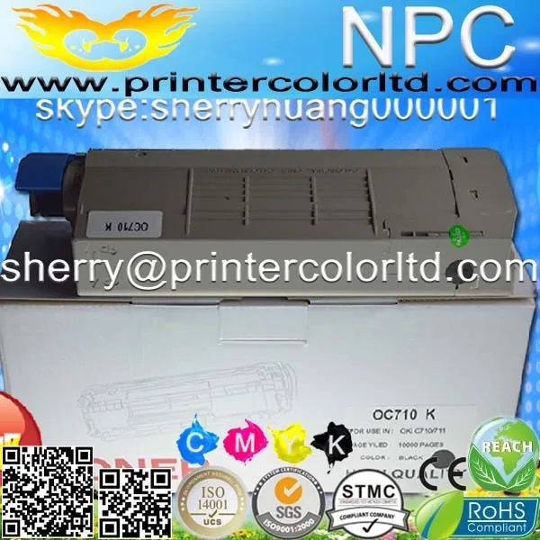 

toner  for Oki data 710 DN for Okidata 710 DTN for Oki 710 MFP for Oki-data 710 N black reset compatible CARTRIDGE -lowest