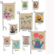 Мешковина для сада флаг DIY Liene Yard декоративные флаги вечерние праздничные подвесные дома на заказ Печать Декоративная Растяжка рекламные флаги 1" X 18"