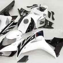 Черный и белый МОТОЦИКЛ ABS обтекатель кузова литые изделия для Honda CBR 1000 RR 1000RR 2006-2007
